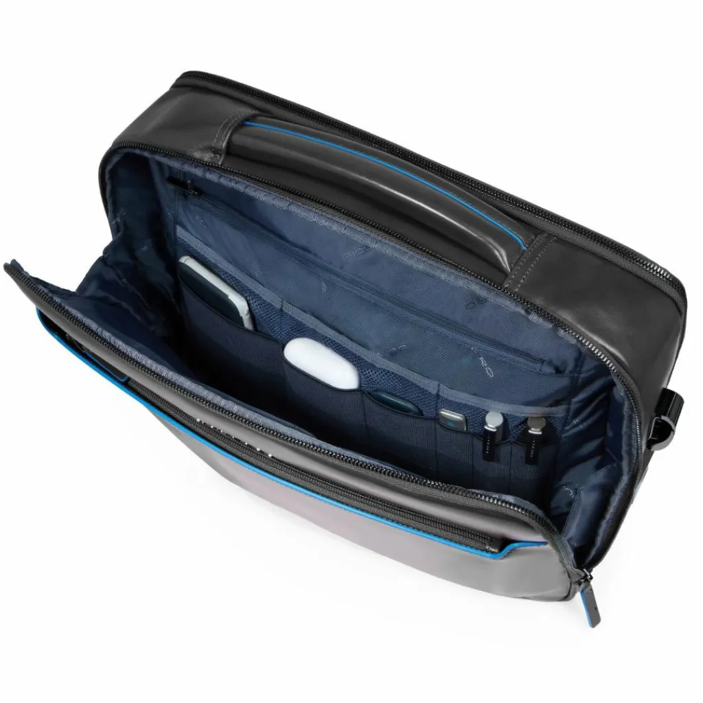 Piquadro Laptoptaschen|Aktentaschen<Blue Square Aktentasche Leder 39 cm Laptopfach black