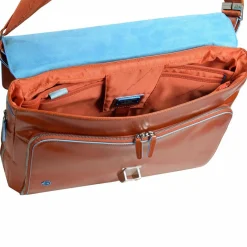 Best Piquadro Blue Square Aktentasche II Leder 40 cm Laptopfach mahagonibraun