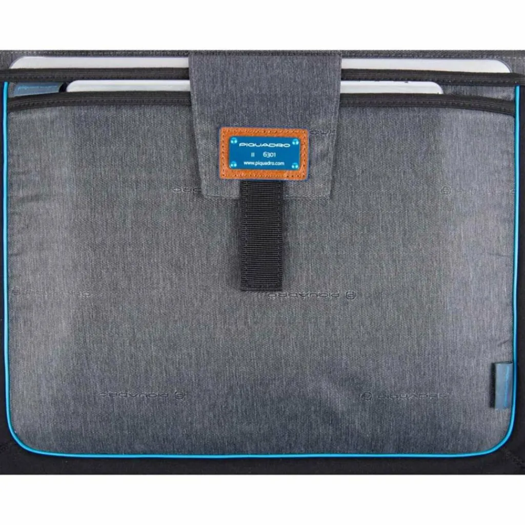Piquadro Laptoptaschen|Aktentaschen<Blue Square Aktentasche Leder 41 cm Laptopfach schwarz