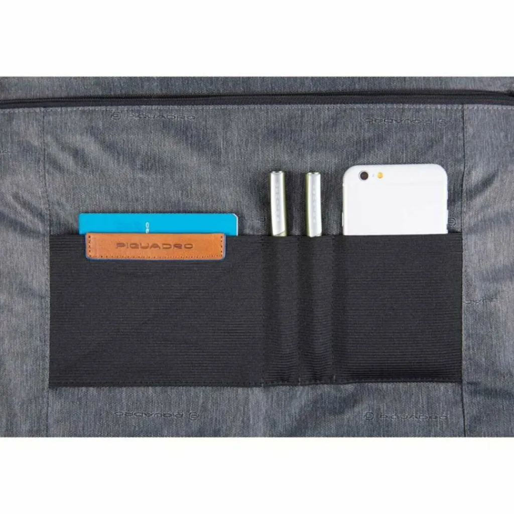 Piquadro Laptoptaschen|Aktentaschen<Blue Square Aktentasche Leder 41 cm Laptopfach schwarz