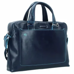 Piquadro Laptoptaschen|Aktentaschen<Blue Square Aktentasche III Leder 40 cm Laptopfach nachtblau