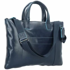 Sale Piquadro Blue Square Aktentasche Leder 42 cm Laptopfach nachtblau