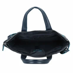 Sale Piquadro Blue Square Aktentasche Leder 42 cm Laptopfach nachtblau