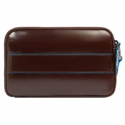 Piquadro Blue Square Clutch Geldbörse Leder 21 cm mahogany