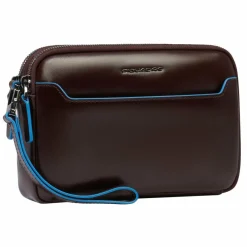 Piquadro Blue Square Clutch Geldbörse Leder 21 cm mahogany