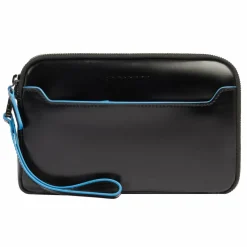 Piquadro Blue Square Clutch Geldbörse Leder 21 cm black