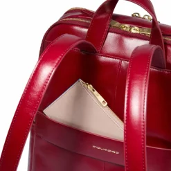 Piquadro Blue Square Daypack RFID Schutz Leder 37 cm Laptopfach