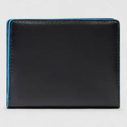 Damen Piquadro Blue Square Geldbörse RFID Schutz Leder 11 cm