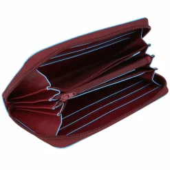 Clearance Piquadro Blue Square Geldbörse RFID Leder 19 cm red