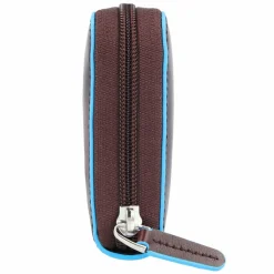Outlet Piquadro Blue Square Geldbörse RFID Leder 19 cm mahogany
