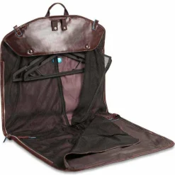 Clearance Piquadro Blue Square Kleidersack Leder 55 cm mahagonibraun