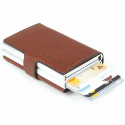 Piquadro Visitenkartenetuis<Blue Square Kreditkartenetui RFID Leder 7 cm cuoio tabacco