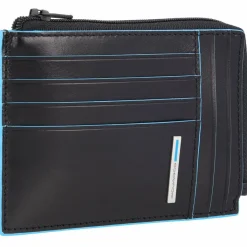 Clearance Piquadro Blue Square Kreditkartenetui RFID Leder 12 cm black
