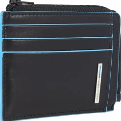 Piquadro Visitenkartenetuis<Blue Square Kreditkartenetui RFID Leder 11 cm black