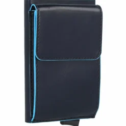 Piquadro Blue Square Kreditkartenetui Leder 6 cm night blue