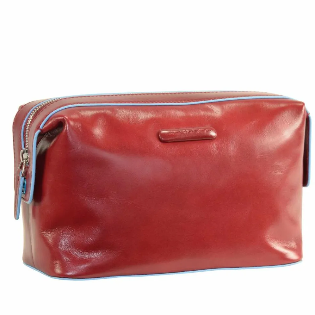 Piquadro Kulturbeutel<Blue Square Kulturbeutel Leder 23 cm rot