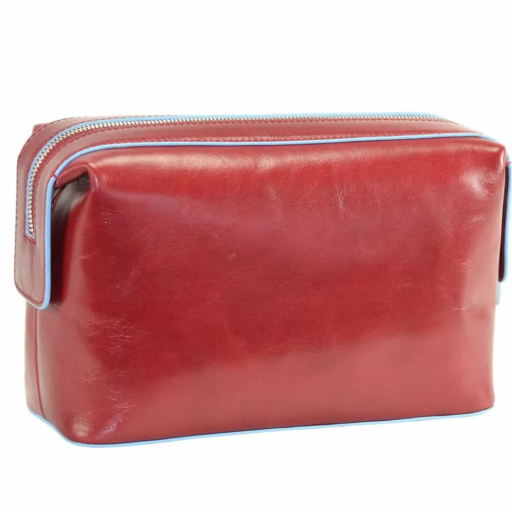 Piquadro Kulturbeutel<Blue Square Kulturbeutel Leder 23 cm rot