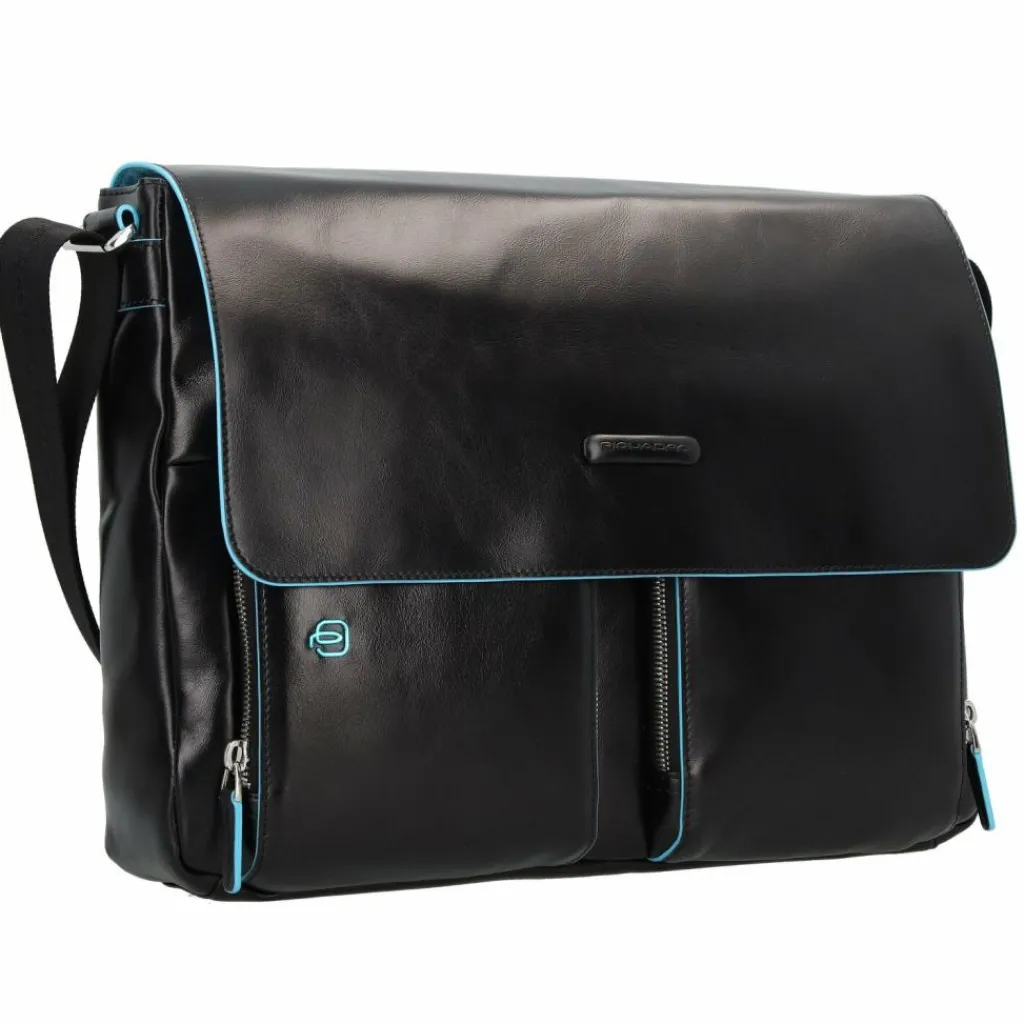 Piquadro Blue Square Messenger Leder 37 cm Laptopfach
