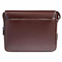 Piquadro Messenger Bags<Blue Square Messenger Leder 23 cm mahogany