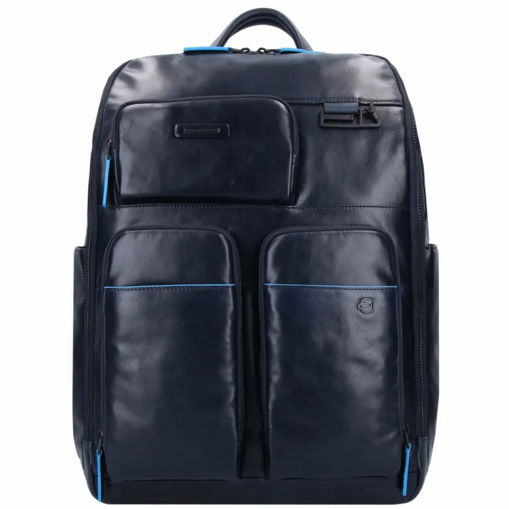 Piquadro Blue Square Revamp Rucksack RFID Leder 42 cm Laptopfach