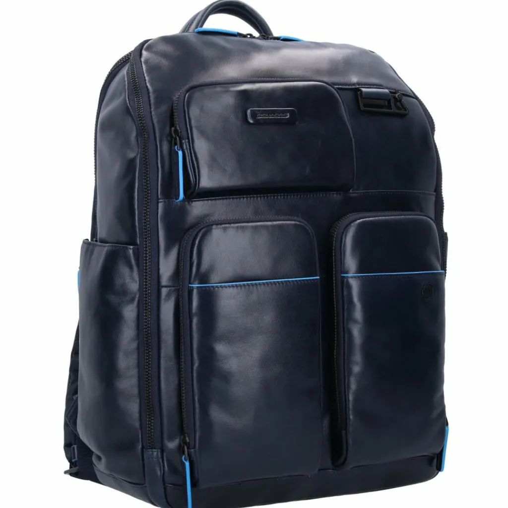 Piquadro Blue Square Revamp Rucksack RFID Leder 42 cm Laptopfach