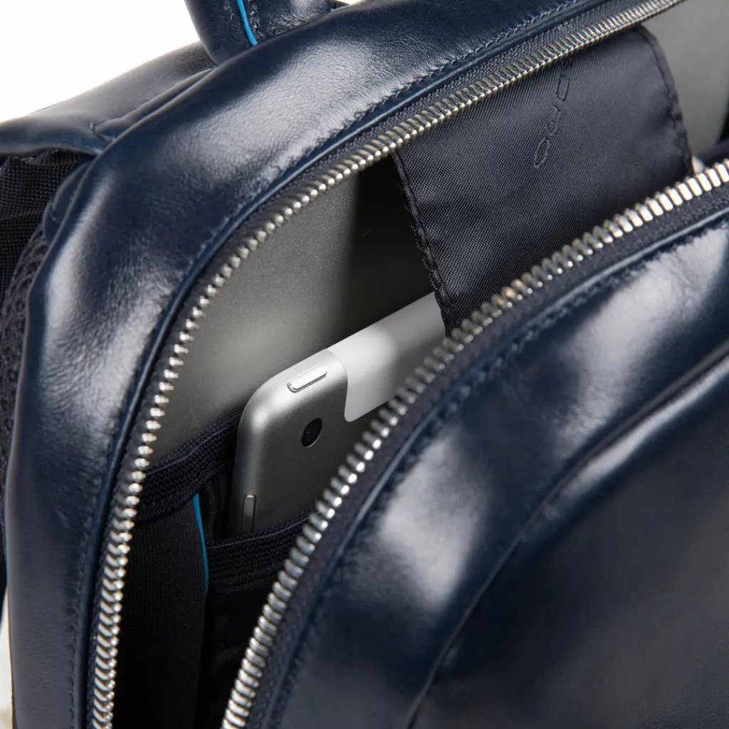 Piquadro Blue Square Revamp Rucksack RFID Leder 42 cm Laptopfach