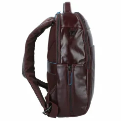 Piquadro Lederrucksäcke|Business-Rucksäcke<Blue Square Revamp Business-Rucksack Leder 37 cm Laptopfach mahogany
