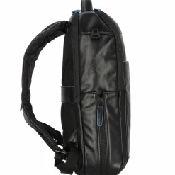 Piquadro Lederrucksäcke|Business-Rucksäcke<Blue Square Revamp Business-Rucksack Leder 41 cm Laptopfach black