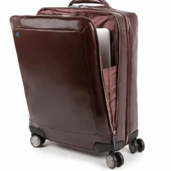 Piquadro Blue Square 4-Rollen Kabinentrolley Leder 55 cm Laptopfach