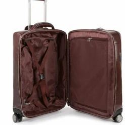 Piquadro Blue Square 4-Rollen Kabinentrolley Leder 55 cm Laptopfach