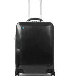 Piquadro Blue Square 4-Rollen Kabinentrolley Leder 55 cm Laptopfach