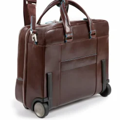 Piquadro Laptoptaschen|Businesstrolleys Mit Laptopfach<Blue Square 2-Rollen Businesstrolley Leder 37 cm Laptopfach mahogany