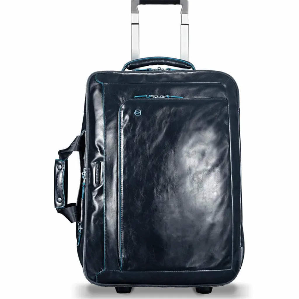 Piquadro Laptoptaschen|Businesstrolleys Mit Laptopfach<Blue Square 2-Rollen Businesstrolley Leder 51 cm Laptopfach night blue