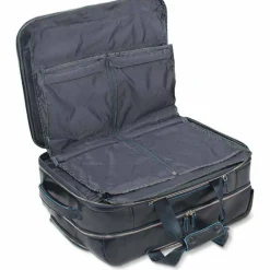 Piquadro Laptoptaschen|Businesstrolleys Mit Laptopfach<Blue Square 2-Rollen Businesstrolley Leder 51 cm Laptopfach night blue