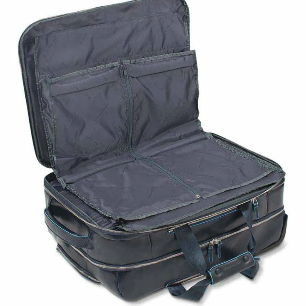 Piquadro Laptoptaschen|Businesstrolleys Mit Laptopfach<Blue Square 2-Rollen Businesstrolley Leder 51 cm Laptopfach night blue