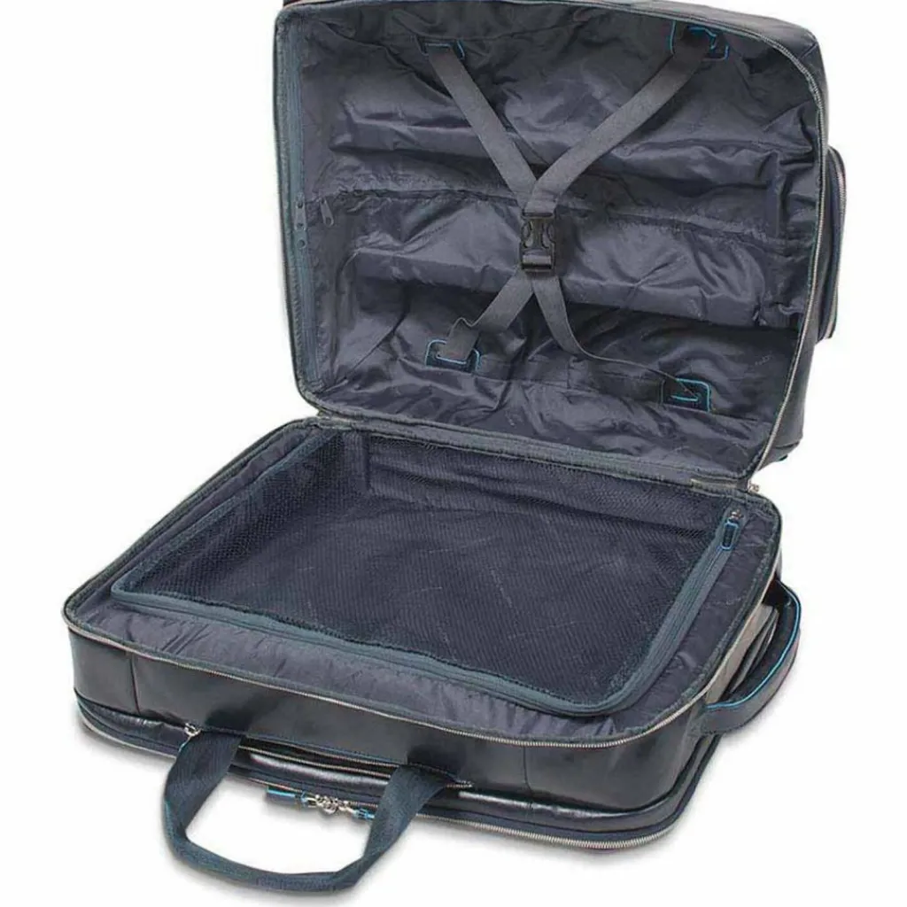Piquadro Laptoptaschen|Businesstrolleys Mit Laptopfach<Blue Square 2-Rollen Businesstrolley Leder 51 cm Laptopfach night blue