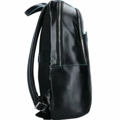 Hot Piquadro Blue Square Rucksack Leder 43 cm Laptopfach black