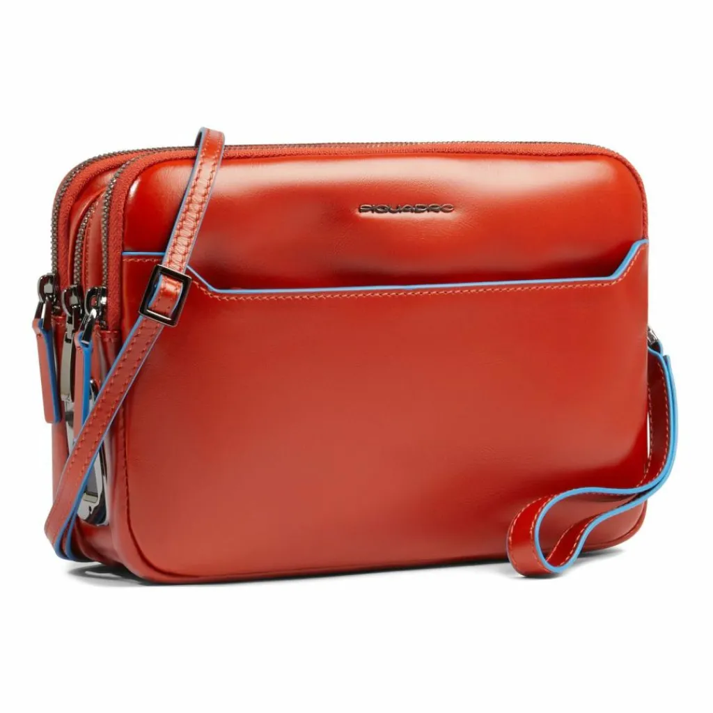 Piquadro Umhängetaschen<Blue Square Umhängetasche Leder 23 cm rust