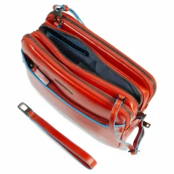 Piquadro Umhängetaschen<Blue Square Umhängetasche Leder 23 cm rust