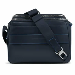 Piquadro Blue Square Umhängetasche Leder 27 cm night blue