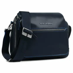 Piquadro Blue Square Umhängetasche Leder 27 cm night blue