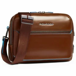 Piquadro Umhängetaschen<Blue Square Umhängetasche RFID Schutz Leder 25 cm brown