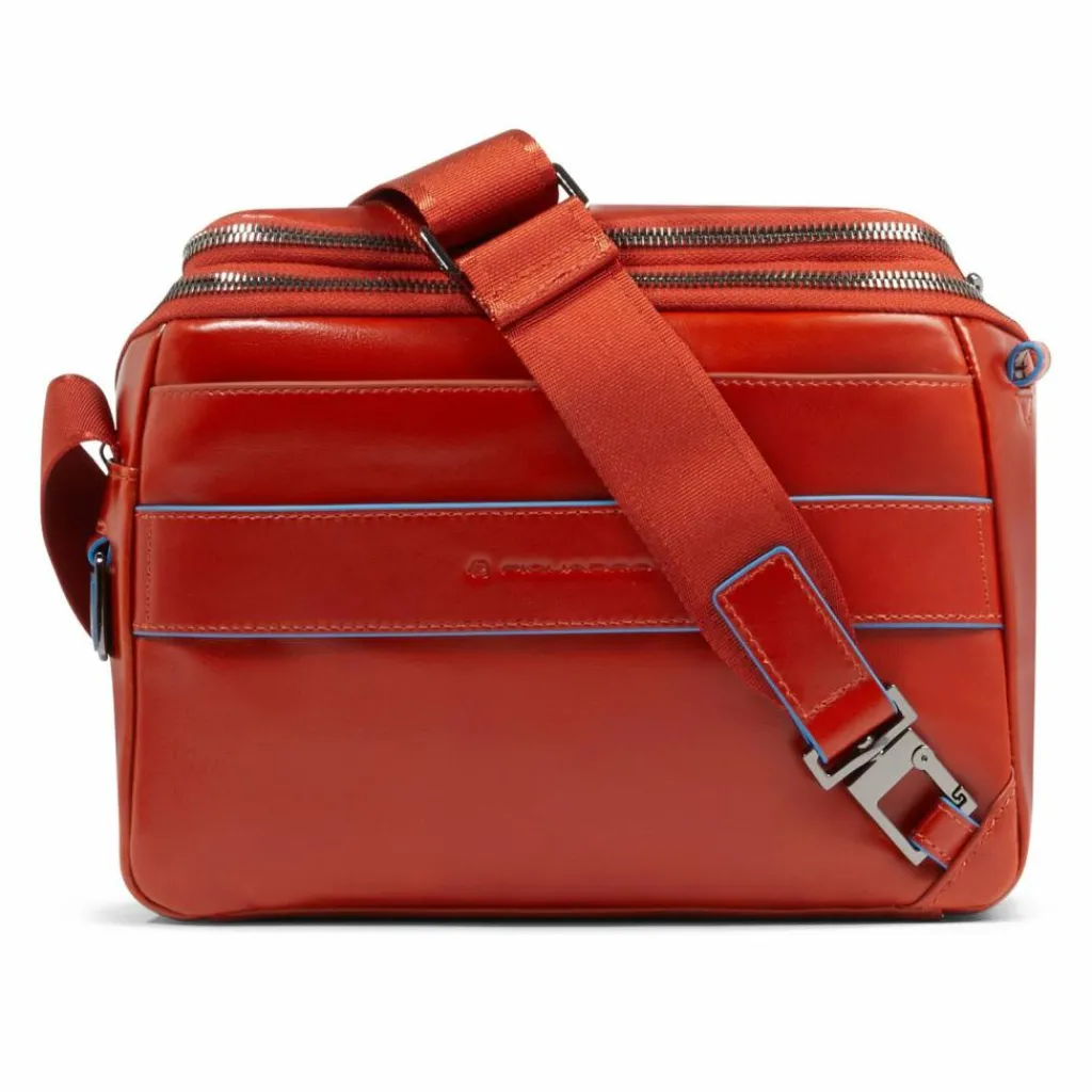 Piquadro Umhängetaschen<Blue Square Umhängetasche Leder 27 cm rust