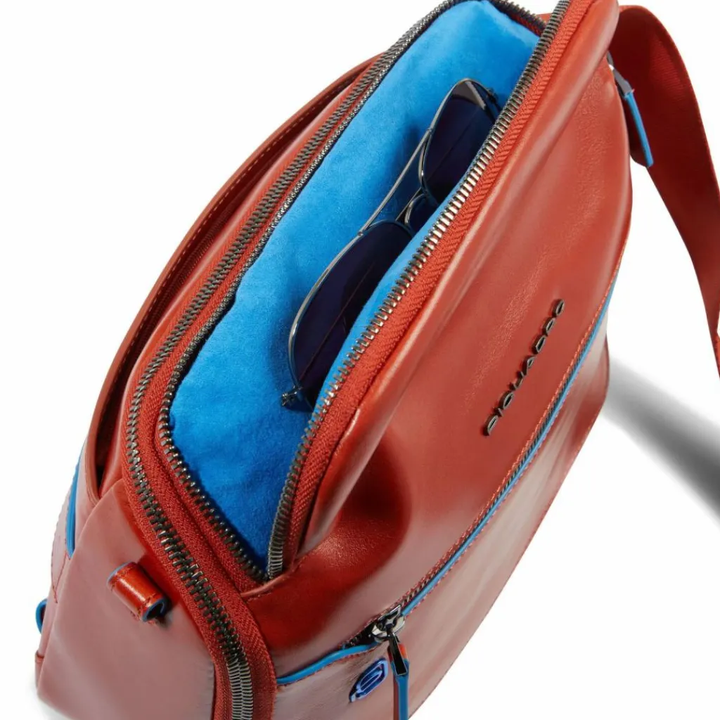 Piquadro Umhängetaschen<Blue Square Umhängetasche Leder 27 cm rust