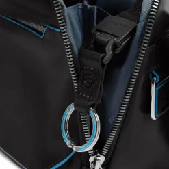 Best Piquadro Blue Square Umhängetasche Leder 27 cm black