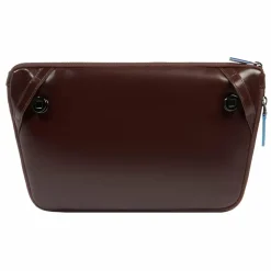 Piquadro Blue Square Umhängetasche Leder 30 cm mahogany