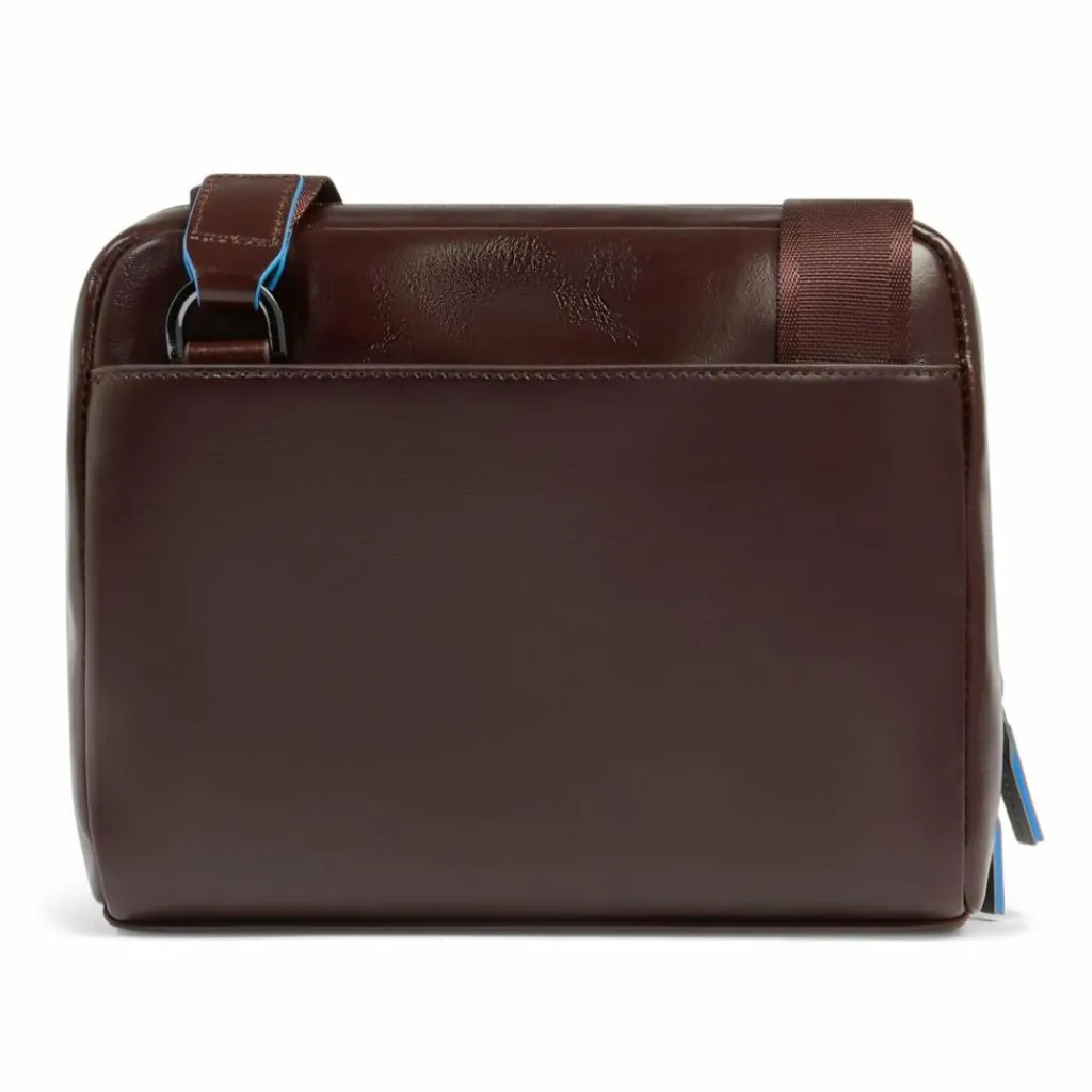 Piquadro Blue Square Umhängetasche Leder 21 cm mahogany