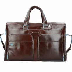 Piquadro Blue Square Weekender Reisetasche Leder 47 cm Laptopfach
