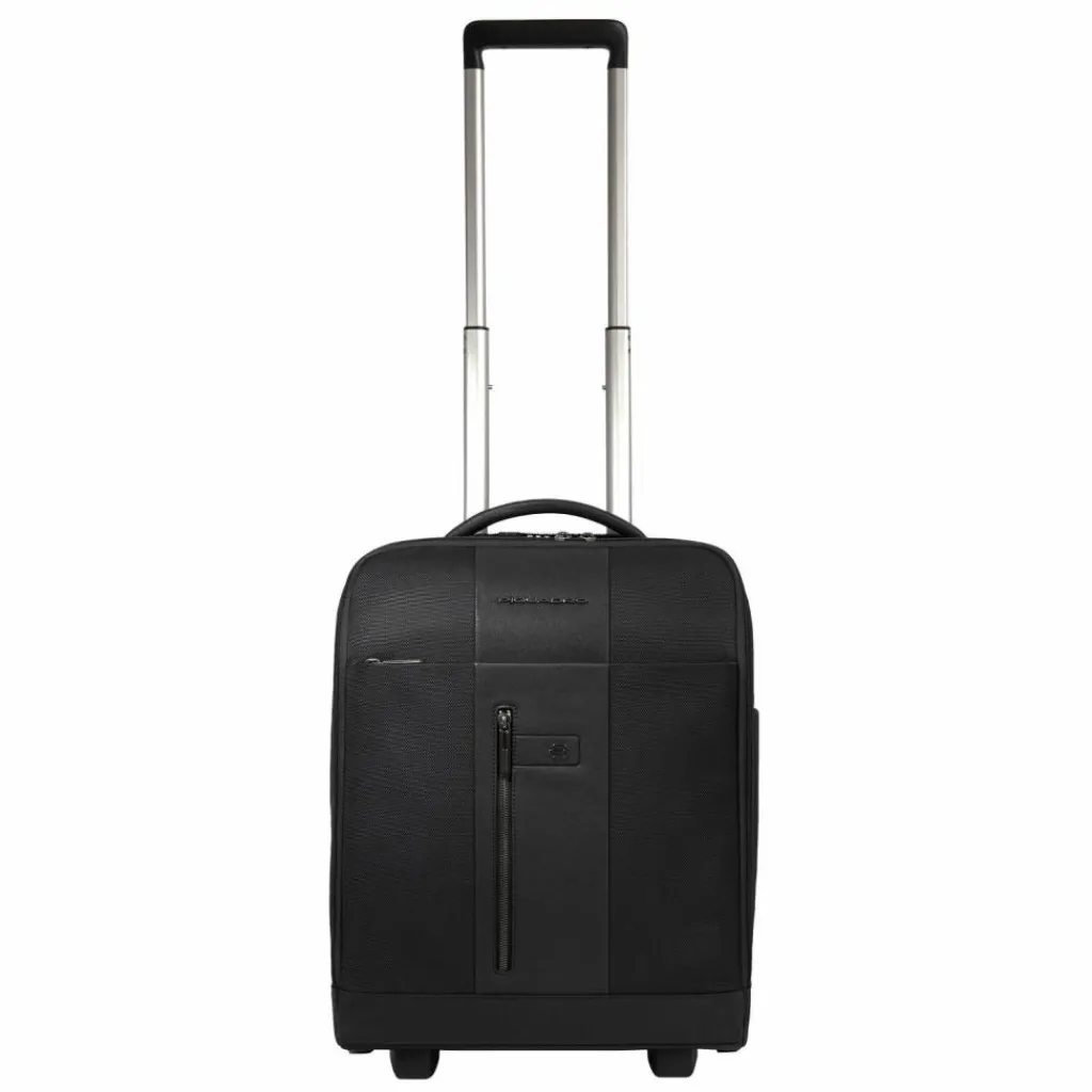 Clearance Piquadro Brief 2 Rollen Kabinentrolley 45 cm nero