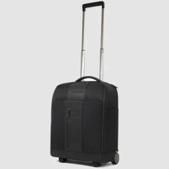 Clearance Piquadro Brief 2 Rollen Kabinentrolley 45 cm nero